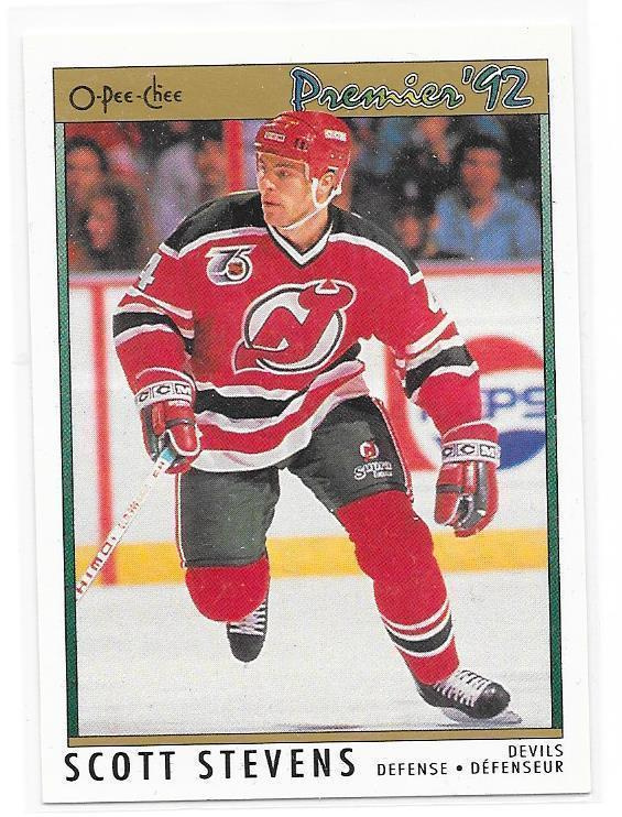 1991-92 OPC Premier #84 Scott Stevens New Jersey Devils