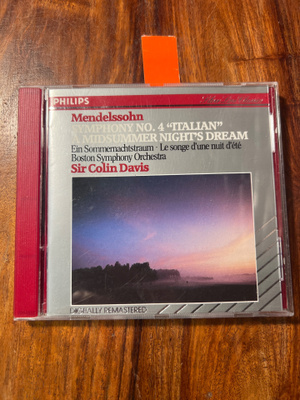Mendelssohn - Symphony No. 4 cd