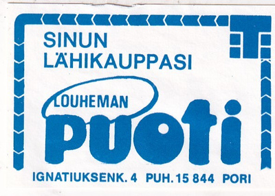 Pori, Louheman Puoti, Ignatiuksenk, 4  . s54