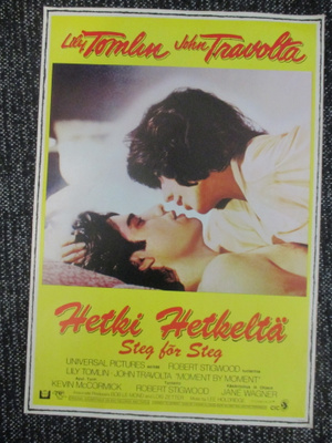 Hetki hetkeltä (1979) - vanha elokuvajuliste - John Travolta