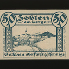 Saksa Notgeld 50 Pfennig, Zobten 25.10.1919 - pikkukuva 1