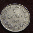 1 markka 1908 - pikkukuva 1
