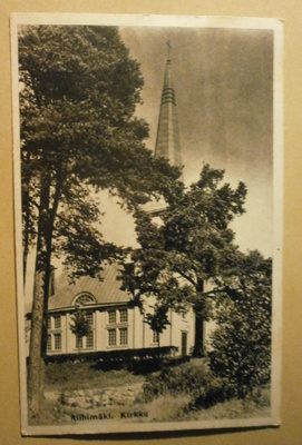 Riihimäki, kirkko ja lähiympäristöä, mv pk, p. 1943