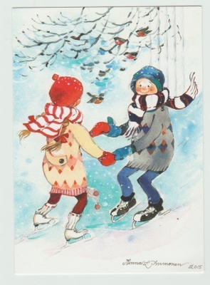 Minna Immonen / Unicef: Tytöt luistelemassa (R)