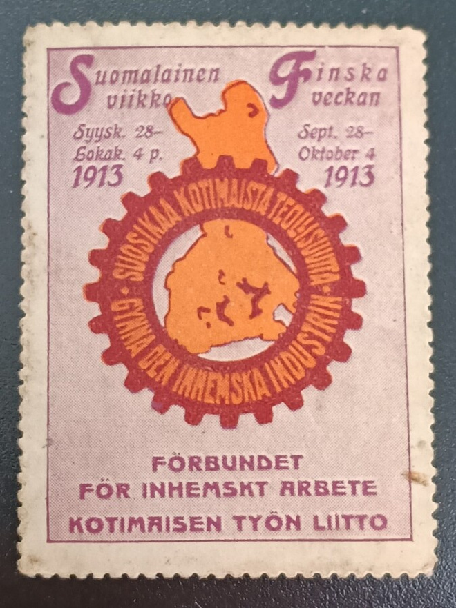 1913 Suomalainen viikko kirjeensulkija