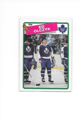 1988-89 OPC #125 Ed Olczyk Toronto Maple Leafs