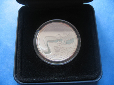 Viro 10 krooni hopea Olympiaraha Vancouver - 2010 PROOF
