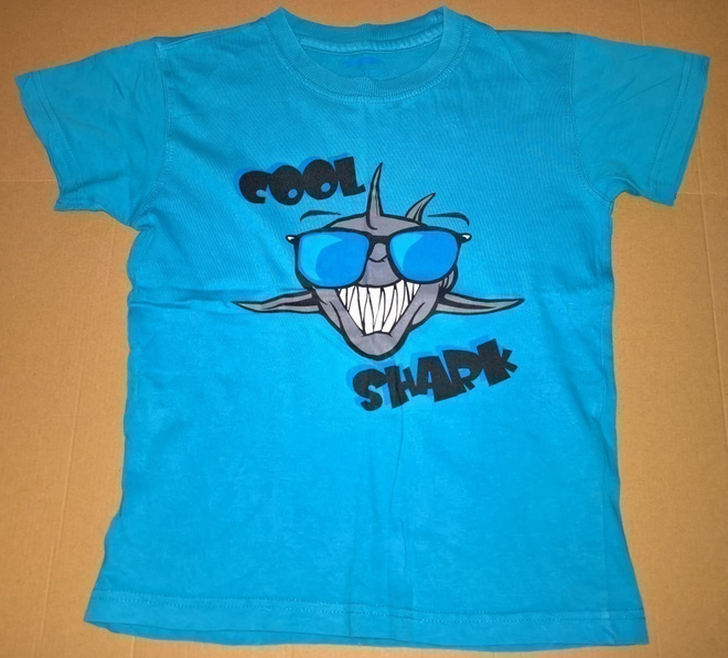 LASTEN T-PAITA KOKO 116 / 122 COOL SHARK SEPPÄLÄ