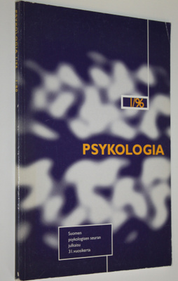 Psykologia 1/1996 : tiedepoliittinen aikakauslehti