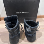 Emporio Armani mustat nahkaiset sneakers, koko 41 - pikkukuva 5