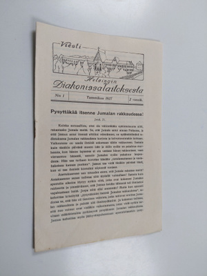 Viesti Helsingin Diakonissalaitoksesta n:o 1/1927