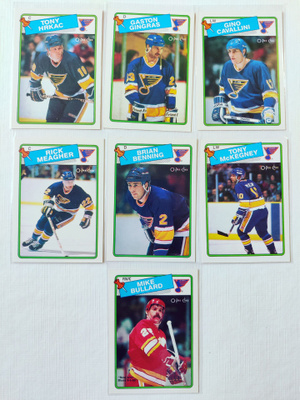 88-89 Opc - St.Louis Blues 7kpl