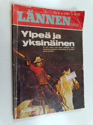 Emerson Dodge : Lännensarja 6/1981 : Ylpeä ja yksinäinen