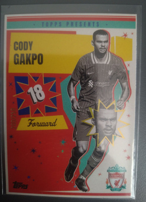 Cody Gakpo numeroitu 200/250
