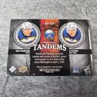 Tage Thompson JJ Peterka 2024-25 Exquisite Tandems /25 - pikkukuva 2