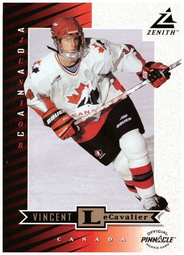VINCENT LeCAVALIER Canada 97-98 Zenith #75 5 x 7" Rookie