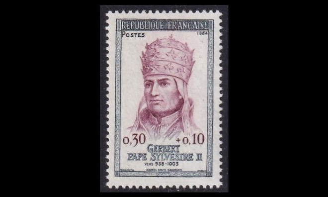 Ranska 1479 ** Papst Silvester II (1964)