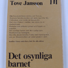 Tove Jansson : Det osynliga barnet och andra berättelser - pikkukuva 2