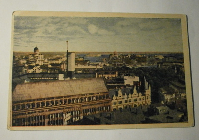 Helsinki, panoraama keskustasta, mm. Stockmann, ei p.