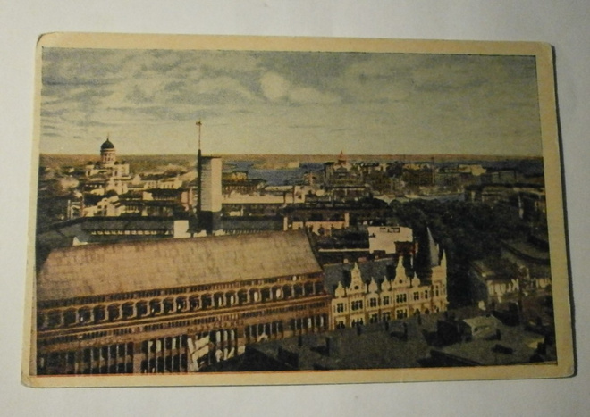 Helsinki, panoraama keskustasta, mm. Stockmann, ei p.
