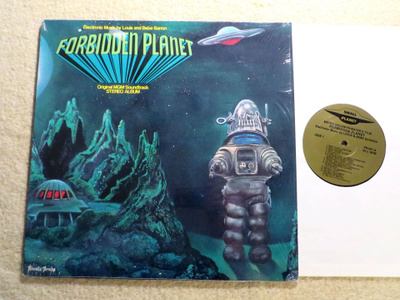 LOUIS AND BEBE BARRON: Forbidden Planet LP (1978 USA) Electr