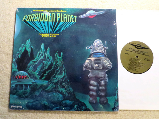 LOUIS AND BEBE BARRON: Forbidden Planet LP (1978 USA) Electr