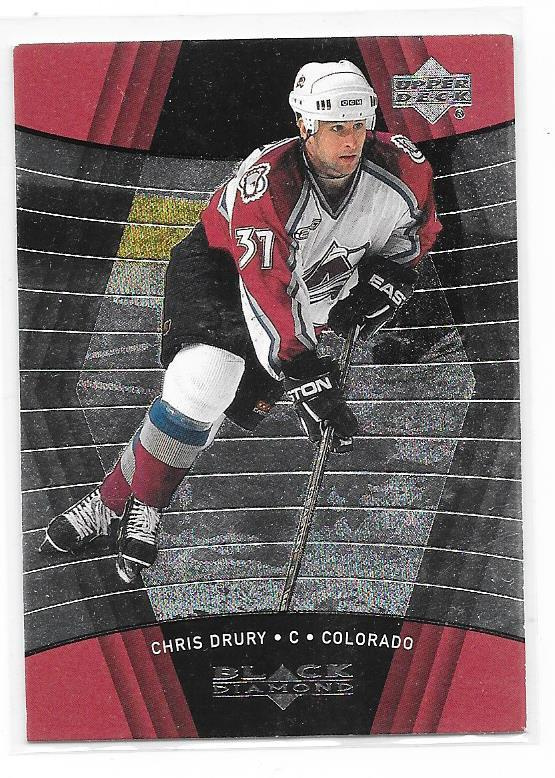 1999-00 Black Diamond #21 Chris Drury Colorado Avalanche