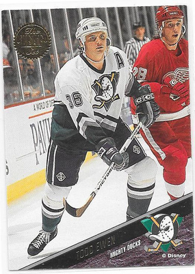 1993-94 LEAF #427 Todd Ewen Anaheim Mighty Ducks GOONI