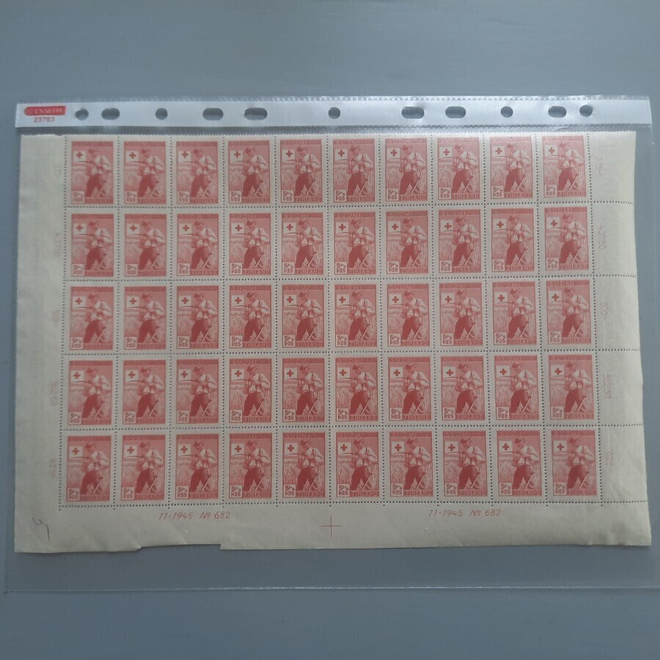Suomi ½-arkki ** 1945 PR 5mk (50) L 40e