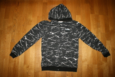 H&M harmaa marmori collegehuppari 158-164