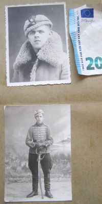 2 VANHAA Valokuvaa Rakuunat Miekka ym 1930-l