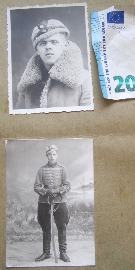 2 VANHAA Valokuvaa Rakuunat Miekka ym 1930-l