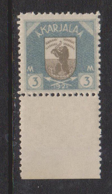 Postituore ** LaPe K10, Karjala 3 mk 1922.