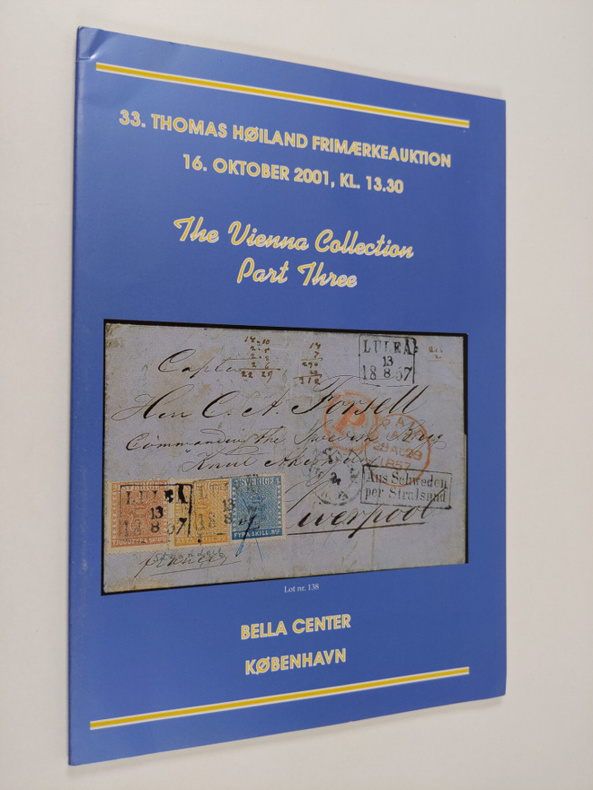 33. Thomas Hoiland frimaerkeauktion 16. Oktober 2001, KL....