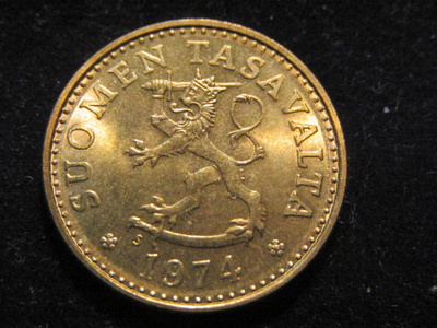 10 penniä 1974