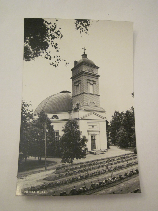 VANHA Postikortti Nokia 1950-l Alkup.Mallikappale