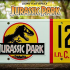 JURASSIC PARK liscence plate replica - HEAD HUNTER STORE. - pikkukuva 1
