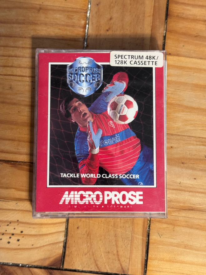 MicroProse Soccer – ZX Spectrum 48K/128K, kasettipeli