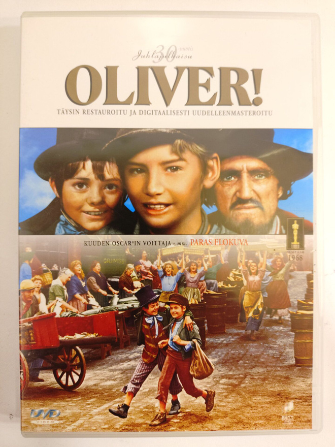 Oliver! (1968) Dvd, 6-oscarin voittaja