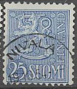 1954 25 sininen leijona Nivala-54 kaunis