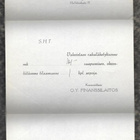 Finanssilaitos O.Y. - 2 kirjettä ja selitelappu (1943) - pikkukuva 2