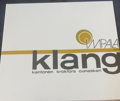 Klang - Kantonen-Krokfors-Ounaskari CD 1999