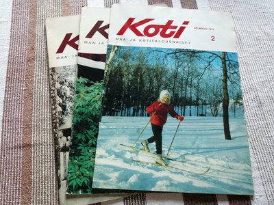 Koti maa- ja kotitalousnaiset 3kpl. v. -78