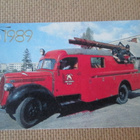 CCCP (Latvia 1989): kolme almanakkakorttia - antiikkiautot - pikkukuva 5