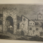 Erkki Tanttu PORTA SAN PIETRO ASSISI -Grafiikka v. 1952 - pikkukuva 2
