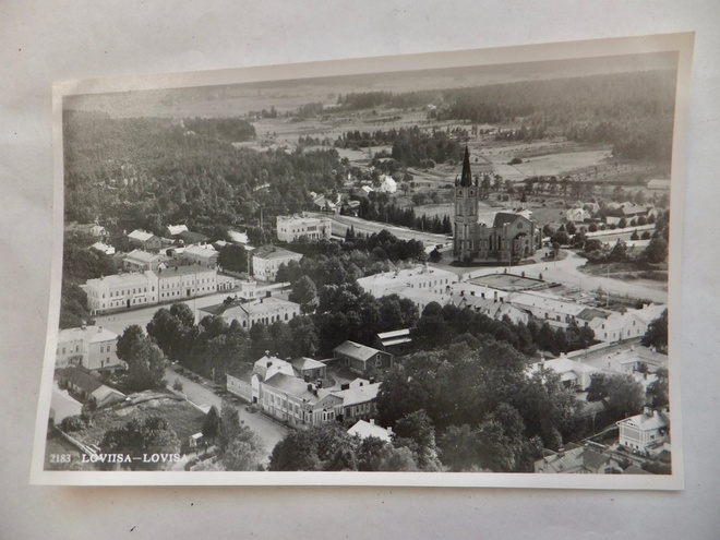 VANHA Postikortti Loviisa 1930-l karhumäki
