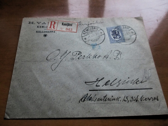 1923 Kemijärvi H. Vatjus R kuori