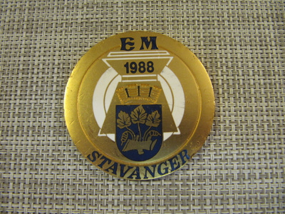 EM Ammunnan kilpailut Stavanger 1988.