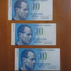 10 mk (1986) Paavo Nurmi x3 - pikkukuva 1