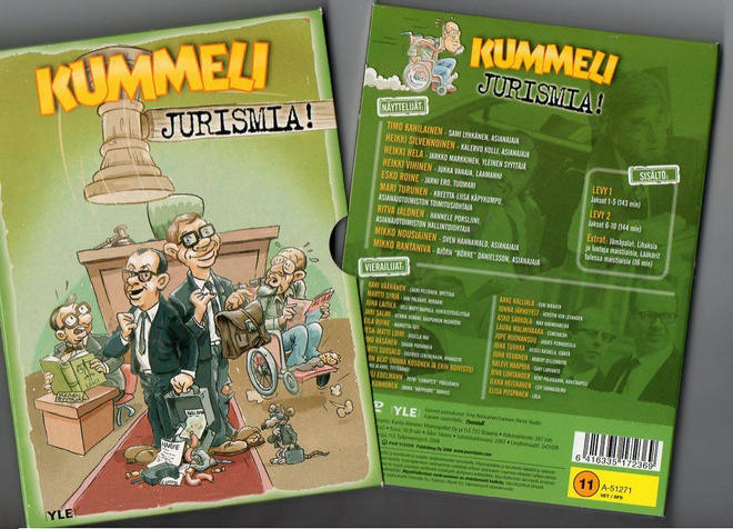 kummeli jurismia	(22 373)	k	-FI-	DVD	digiback,	(2)			#3,vana